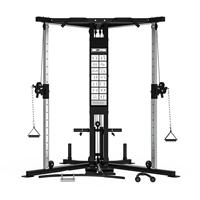 Station de musculation multifonctionnelle à cadre en acier robuste pour entraînement fonctionnel et lat pulldown, destinée aux grossistes et distributeurs