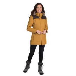 Chaqueta Parka para Mujer Mantic Enterprises - Exterior de Cuero Genuino, Tela de Lona, Diseño Transpirable para Viajes, Trabajo y Uso al Aire Libre - Product Image 2