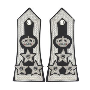 Epaulettes Bordados Personalizados Ecológicos para Uniformes con Accesorios de Grado (Materiales de Algodón/Poliéster/Nylon/PVC) - Product Image 4