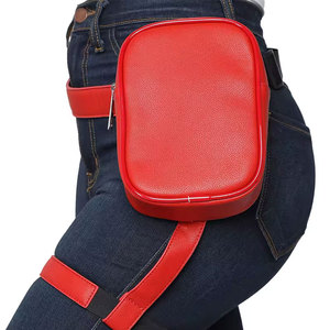 Pochette de chasse unisexe Econex Sports en PU rouge souple avec bandoulière arquée détachable et fermeture éclair, moins de 21L - Product Image 6