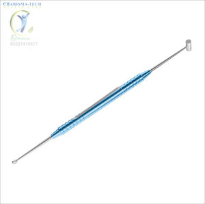 Depresor Escleral de Doble Extremo Schocket, Instrumento Quirúrgico Oftálmico Manual de Acero Inoxidable, Alta Calidad, Reutilizable, Certificado CE - Product Image 4