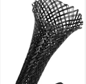 Protector de Cables Trenzado de Bajo Voltaje Negro con Material PET - Product Image 1