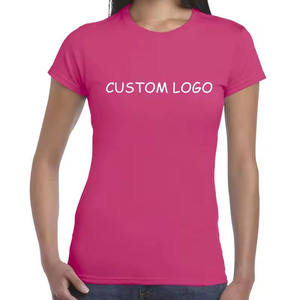 Camiseta de Mujer a Precio Accesible, Ropa de Verano, Superventas, Alta Calidad, Color Sólido con Logotipo, Fácil de Usar, Camisetas de Mujer de Primera Calidad - Product Image 1