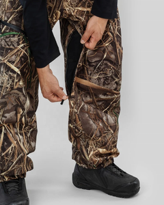 Pantalon de chasse camouflage imperméable coupe-vent isolé pour la chasse au cerf en extérieur, pantalon de ski d'hiver avec fermeture éclair - Product Image 6