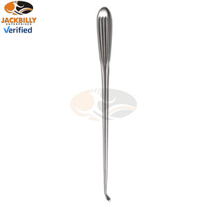 Jackbilly Enterprises Curtte 11, instrument chirurgical orthopédique à angle inversé, taille 3, à bout arrondi, en acier inoxydable, avec manche creux - Product Image 5