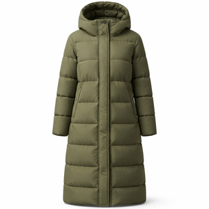 Veste longue matelassée sur mesure pour femmes - Fournisseur direct d'usine, designs OEM disponibles - Product Image 1