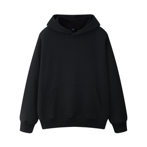 Sweat à capuche en molleton de coton épais de qualité supérieure pour homme, coupe oversize, poche kangourou, poignets côtelés, style streetwear décontracté - Product Image 2