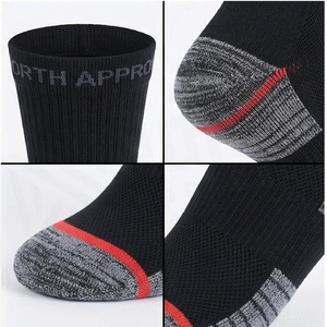 Crew <b>Socks</b> Geometric Pattern Blue Breathable <b>Running</b> <b>Socks</b> for Adults Spring Season - Product Image 5