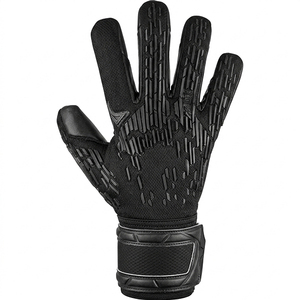 Football Goalkeeper Gloves PU <b>Full</b> Finger Non <b>Slip</b> Breathable Adjustable Wrist Strap Hook Loop Closure Unisex Silicone Printed - Product Image 2