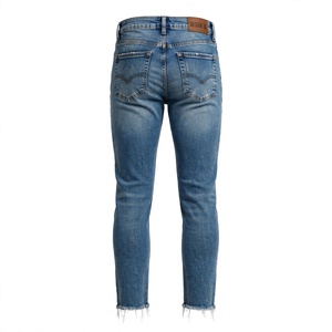 Jeans de Mezclilla para Hombre, Corte Slim Fit, Pierna Recta, Cintura Media, Estilo Casual de Algodón con Bolsillos, para Otoño, de BD - Product Image 6