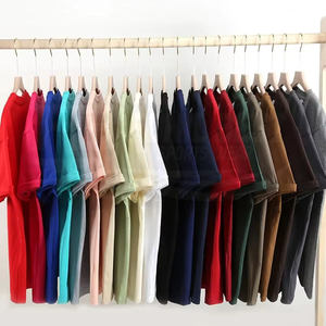 Camiseta de Lujo Informal de Algodón 100% Pesado de Primera Calidad, Unisex, con Logotipo Personalizado, Cuello Redondo, Talla Grande para Hombre - Product Image 3