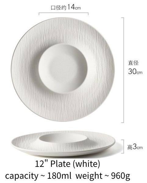 12" white Plate (central well)