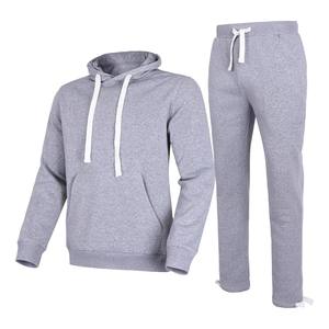 Wholesale Price Winter Streetwear Solid Unisex Tracksuit Hooded Drawstring <b>Jacket</b> Jogger Set Athletic Sportswear Training - Product Image 6
