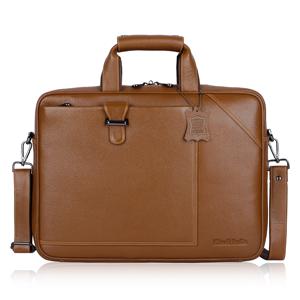 Sac à bandoulière en cuir pour ordinateur portable, fourni directement par l'usine, pour hommes et femmes, durable, disponible en grande quantité - Product Image 3