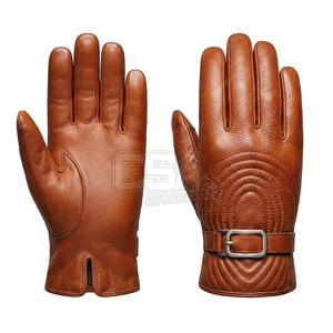 Genuine Leather Dressing <b>Gloves</b> Stylish And Lightweight Design For Daily Wear And Seasonal Fashion - Product Image 4