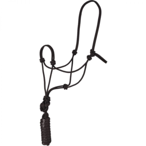 Al por mayor Cabestro de cuerda de cuero estilo inglés para caballo, para equitación, SP-40978, Embalaje personalizado PK - Product Image 3