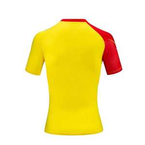 T-shirt de sport électronique RICSA INTERNATIONAL pour homme, noir, rouge, violet, imprimé par sublimation, séchage rapide, col rond, manches courtes, 240g - Product Image 4