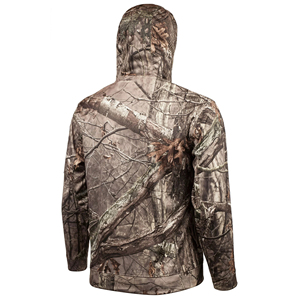 Sudadera con Capucha de Camuflaje para Caza, Estilo Realtree, Prenda para Exteriores Teñida, Bordada, de Forro Polar Térmico, con Logotipo Personalizado OEM - Product Image 2
