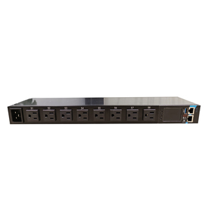 YESEEDER Serie P+ PDU Inteligente IP con Control Remoto, Reinicio con un Clic, 8 Tomas de Corriente, Monitoreo de Voltaje y Corriente, MQTT/SNMP, Enchufe Estadounidense de 16A para Rack - Product Image 1