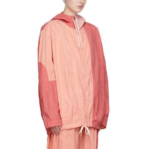 Gran oferta, chaqueta cortavientos de nailon para correr de lujo personalizada, forro de malla con capucha transpirable, puños elásticos de talla grande de Color de retazos - Product Image 4