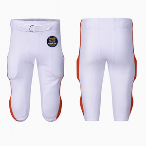 Pantalones de Fútbol Americano Integrados con Protecciones Incorporadas de Alto Impacto, Pantalones Premium con Almohadillas Adicionales - Product Image 4
