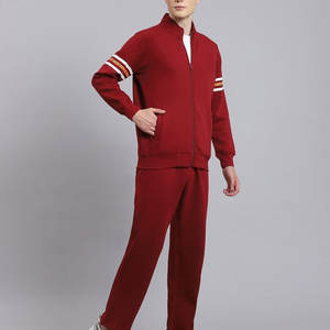 Everyday Wear Tracksuit for Men with Comfortable Fit Men's Active Tracksuit Set with Full-Zip <b>Jacket</b> and Pants - Product Image 2