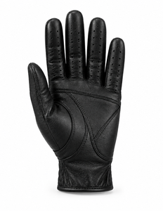 Gants de golf en cuir Cabretta de qualité supérieure avec logo personnalisé Noir matelassé OEM ODM - Product Image 2