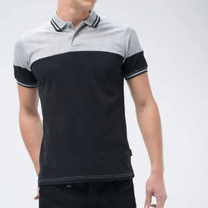 Camiseta Polo para Hombre con Diseño Único de Dos Tonos y Bloques de Color para un Look Moderno, Fácil de Lavar, Corte Regular, para Uso Diario - Product Image 3