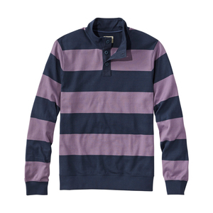 เสื้อสเวตเตอร์คอเต่าแขนยาวลายทางสำหรับผู้ชาย ทรงพอดีตัว สวมใส่สบาย - Product Image 1