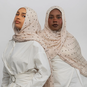 Etichette Personalizzate per Hijab, Produttore di Hijab in Modal Personalizzato, Basso MOQ, Hijab in Modal Stampato con Motivi di Tappeti <span class=keywords><strong>Persiani</strong></span>, Hijab 100% Modal Stampato - Product Image 5
