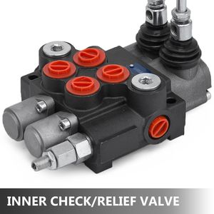 Valvola di Controllo Direzionale Idraulica a 2 Bobine 11gpm a Doppia Azione per Trattori e Caricatori - Product Image 5