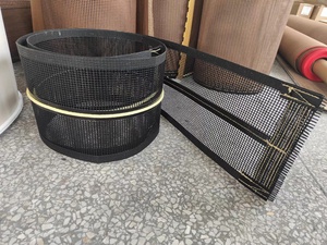 สายพานลำเลียงแบบตาข่ายไฟเบอร์กลาสเคลือบ PTFE สำหรับเครื่องอบแห้งเกรดอาหารไม่ติด - Product Image 2