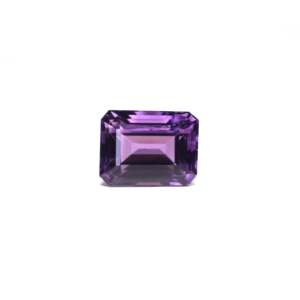 Loose 8.1 Carat Faceted Heart Cut Amethyst Gemstone for Fine Jewelry - Product Image 1