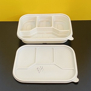 Contenedor de Alimentos Biodegradable de Almidón de Maíz con Logotipo Personalizado, Ecológico y Desechable, para Venta Caliente 2026 - Product Image 1