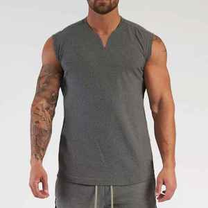 Débardeur Homme Style Urbain Hip Hop ODM, Impression Graphique Personnalisée, 100% Coton Doux et Polyester, Débardeur Sportif Décontracté Sans Manches - Product Image 3