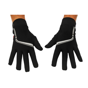 Elite Full Finger Running <b>Gloves</b> Breathable Stretch Fit Touchscreen Silicone Grip Lightweight Outdoor Training Cycling Hiking - Product Image 2