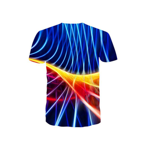 เสื้อยืดคุณภาพสูง 100% โพลีเอสเตอร์ ถักแบบซับลิเมชั่น ขายดีที่สุด แฟชั่นฤดูร้อน สวมใส่สบาย แขนสั้น ระบายอากาศได้ดี - Product Image 3