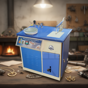 เครื่องหล่อแบบสุญญากาศ Eagle Bottom Pouring Vacuum Casting Machine ความจุ 2 กก. 3-in-1 อุปกรณ์ทำเครื่องประดับโลหะ รูปทรงสี่เหลี่ยมผืนผ้า - Product Image 2