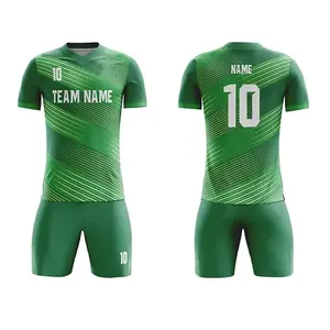 Uniformes de Fútbol al por Mayor, Conjunto de Camiseta y Pantalones Cortos Deportivos Transpirables Personalizados para Equipos Masculinos y Juveniles - Product Image 3