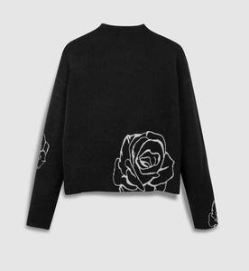 Suéter de Punto Holgado para Mujer - Jersey Casual de Cuello Redondo para Invierno, Suave, Cálido, Oversize, Transpirable, con Diseño Gráfico - Product Image 2