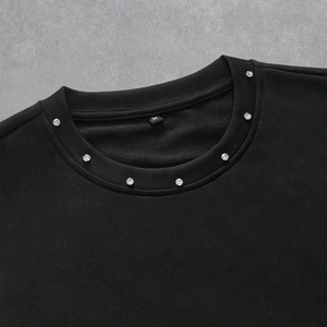 Camiseta Gráfica con Pedrería para Hombre, Diseño Brillante, Suave y Transpirable, para Moda Casual, Fiestas y Uso Diario - Product Image 6