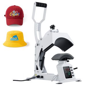 Pressa a Caldo Grande 8.5 X 4 Pollici per T-Shirt con Controllo Preciso di Temperatura e Tempo, Piastra Riscaldante per Cappelli e Berretti - Product Image 1