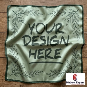 Custom Printed Long Scarf OEM ODM Manufacturer Silk Feel Fashion <b>Shawl</b> Hijab Head <b>Wrap</b> Private Label Textile Factory India - Product Image 4
