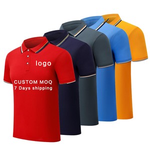 Polos de Hombre de Algodón y Poliéster Premium, Logotipo Personalizado Bordado, Transpirables, de Punto, Manga Corta, para Golf - Product Image 4