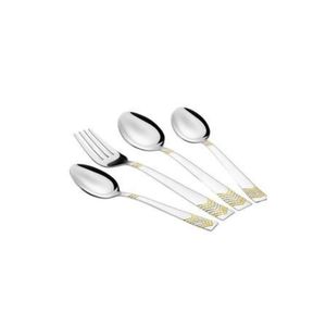 Elegant Dining Metal Cutlery Set Spoon Fork Serving Combo Perfect for <b>Buffet</b> Display and Sophisticated <b>Table</b> Setup - Product Image 1