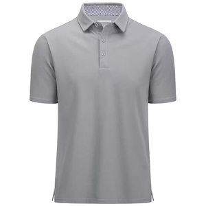 Chemise décontractée à manches courtes pour hommes grandes tailles, 100 % coton respirant, avec boutons sur le devant et broderie de logo personnalisée - Product Image 1