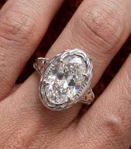 Certificado IGI aprobado 14K oro mujer compromiso CVD VVS DEF todas las formas corte laboratorio cultivado diamante anillo personalizado - Product Image 1