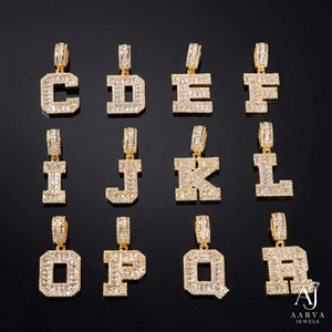 Colgante Personalizado de Plata 925 con Moissanita y Baño de Rodio, Diseño de Letra Iced Out, Joyería Hip Hop Unisex para Fiesta - Product Image 6