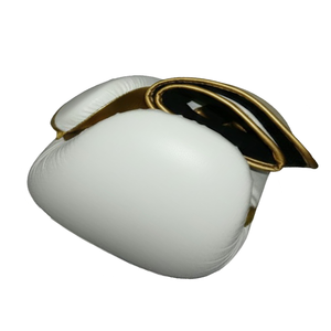 Gants de boxe d'entraînement unisexes en cuir de vachette personnalisables avec logo, fermeture auto-agrippante, sangle de poignet réglable et impression sérigraphiée - Product Image 6