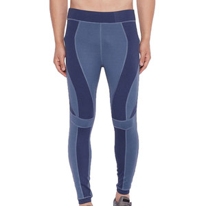 Leggings de compression respirants et extensibles à séchage rapide pour hommes avec ceinture élastique - Spandex/Nylon de qualité supérieure pour la gym et les sports - Product Image 1